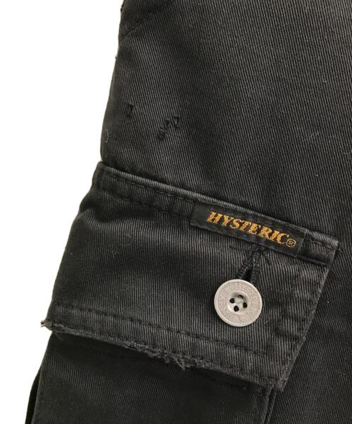 hysteric（ヒステリック）Hysteric (ヒステリック) スタッズカーゴパンツ ブラック サイズ:Sの古着・服飾アイテム