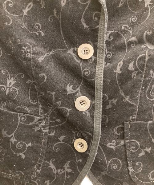 MARITHE+FRANCOIS GIRBAUD（マリテフランソワジルボー）MARITHE+FRANCOIS GIRBAUD (マリテフランソワジルボー) ベロアジャケット ブラック サイズ:Sの古着・服飾アイテム