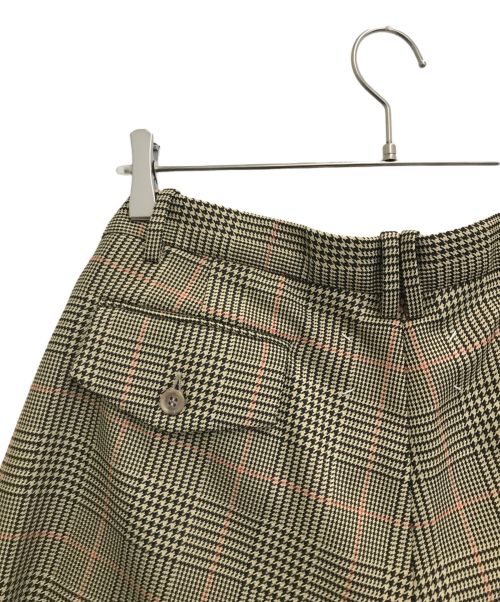 Maison Margiela 1（メゾンマルジェラ 1）Maison Margiela 1 (メゾンマルジェラ 1) ロールアップチェックハーフパンツ ベージュ サイズ:40の古着・服飾アイテム