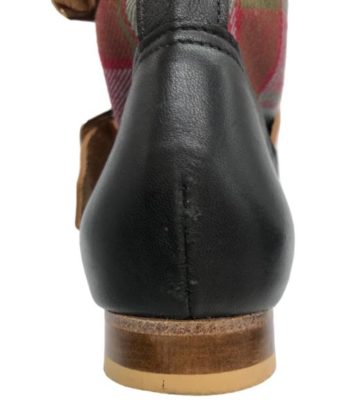 Vivienne Westwood（ヴィヴィアンウエストウッド）Vivienne Westwood (ヴィヴィアンウエストウッド) SEDITIONARIES BOOT ブラック サイズ:4の古着・服飾アイテム