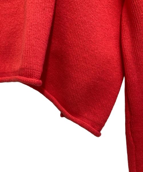 BRAIN DEAD（ブレインデッド）BRAIN DEAD (ブレインデッド) Spit It Oversized Cropped Boxy Sweater レッド サイズ:XLの古着・服飾アイテム