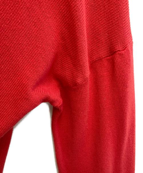 BRAIN DEAD（ブレインデッド）BRAIN DEAD (ブレインデッド) Spit It Oversized Cropped Boxy Sweater レッド サイズ:XLの古着・服飾アイテム