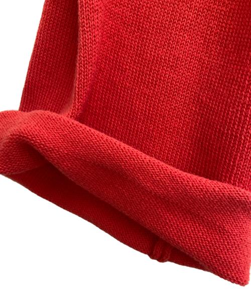 BRAIN DEAD（ブレインデッド）BRAIN DEAD (ブレインデッド) Spit It Oversized Cropped Boxy Sweater レッド サイズ:XLの古着・服飾アイテム