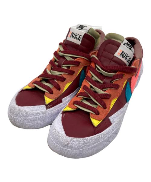 NIKE（ナイキ）NIKE (ナイキ) sacai (サカイ) KAWS (カウズ) ローカットスニーカー レッド サイズ:24.5の古着・服飾アイテム