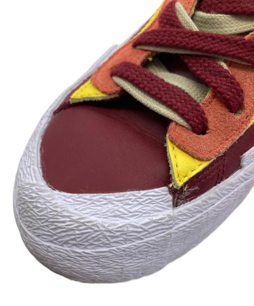 NIKE（ナイキ）NIKE (ナイキ) sacai (サカイ) KAWS (カウズ) ローカットスニーカー レッド サイズ:24.5の古着・服飾アイテム