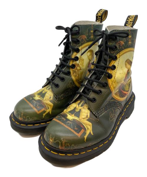 Dr.Martens（ドクターマーチン）Dr.Martens (ドクターマーチン) DI PAOLO 8ホールブーツ マルチカラー サイズ:37の古着・服飾アイテム