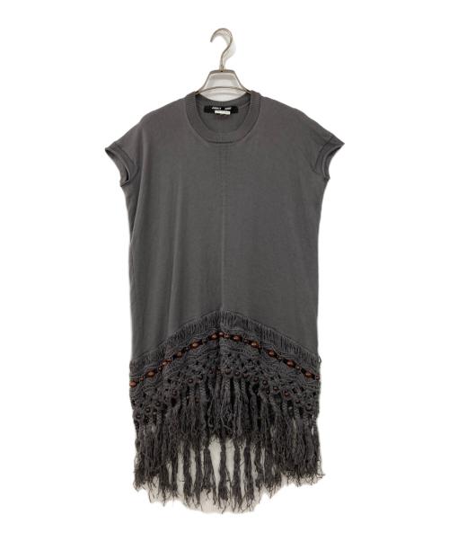 JUNYA WATANABE COMME des GARCONS（(ジュンヤワタナベ コムデギャルソン）JUNYA WATANABE COMME des GARCONS ((ジュンヤワタナベ コムデギャルソン) ノースリーブニット グレー サイズ:Ｓの古着・服飾アイテム