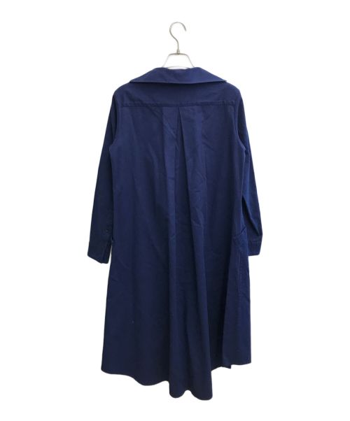Y's（ワイズ）Y's (ワイズ) コットンツイルドレスワンピース ブルー サイズ:1の古着・服飾アイテム