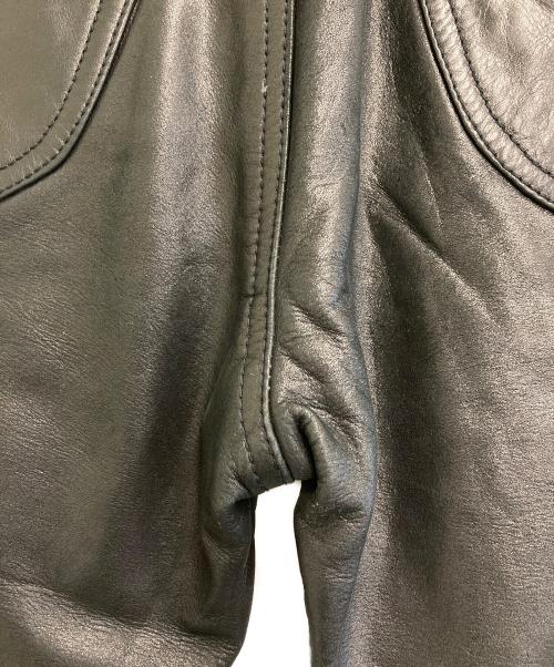 LEE（リー）LEE (リー) レザーパンツ ブラック サイズ:SIZE 81cm (W32)の古着・服飾アイテム