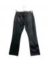 LEE (リー) レザーパンツ ブラック サイズ:SIZE 81cm (W32)：6000円