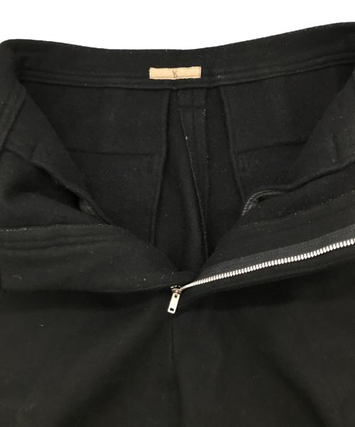 Y's（ワイズ）Y's (ワイズ) ウールタックパンツ ブラック サイズ:Sの古着・服飾アイテム