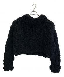 NIDO（ニド）の古着「ローゲージニット」｜ブラック