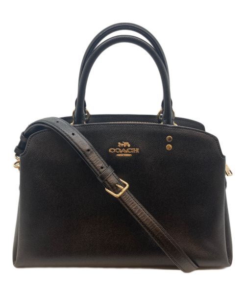 COACH（コーチ）COACH (コーチ) ローアン ラージ サッチェル バッグ ブラック サイズ:-の古着・服飾アイテム