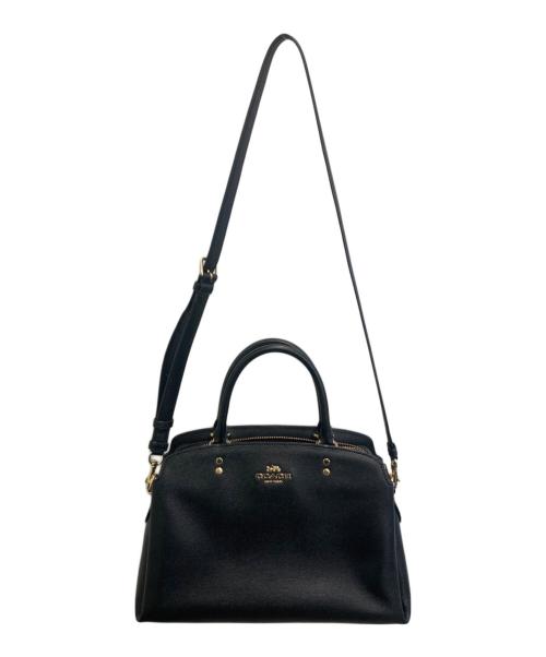 COACH（コーチ）COACH (コーチ) ローアン ラージ サッチェル バッグ ブラック サイズ:-の古着・服飾アイテム