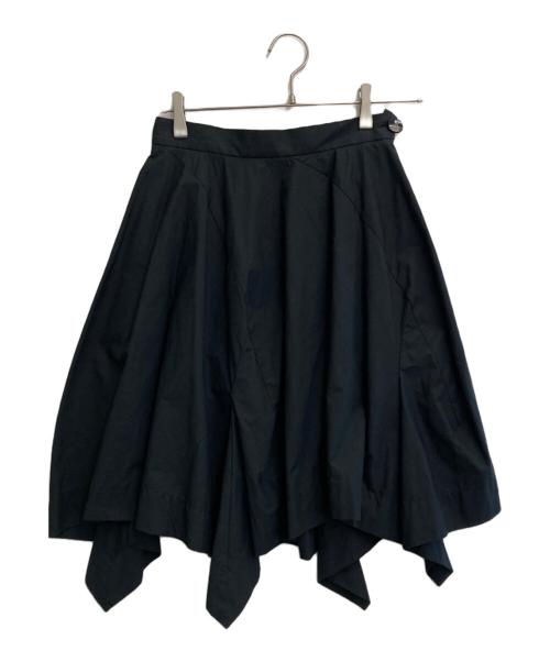 Vivienne Westwood RED LABEL（ヴィヴィアンウエストウッドレッドレーベル）Vivienne Westwood RED LABEL (ヴィヴィアンウエストウッドレッドレーベル) アシンメトリースカート ブラック サイズ:2の古着・服飾アイテム