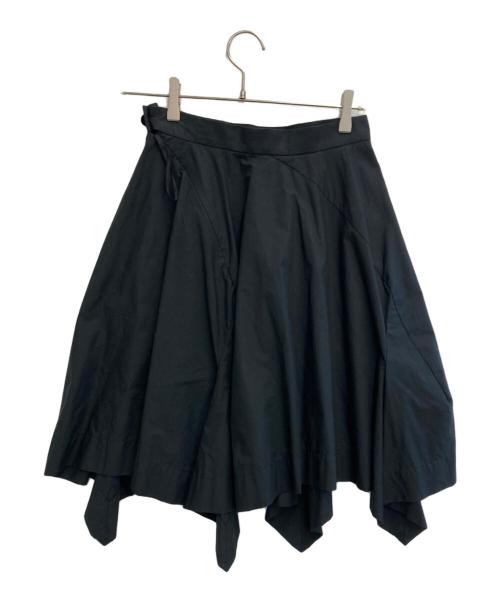 Vivienne Westwood RED LABEL（ヴィヴィアンウエストウッドレッドレーベル）Vivienne Westwood RED LABEL (ヴィヴィアンウエストウッドレッドレーベル) アシンメトリースカート ブラック サイズ:2の古着・服飾アイテム