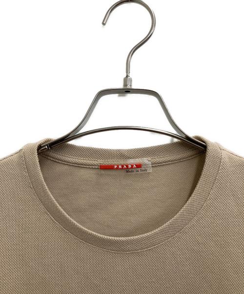 PRADA SPORTS（プラダスポーツ）PRADA SPORTS (プラダスポーツ) ポケットTシャツ ブラウン サイズ:SIZE Mの古着・服飾アイテム