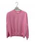 DOUBLE STANDARD（ダブルスタンダード）の古着「ラインストーンスウェット」｜ピンク
