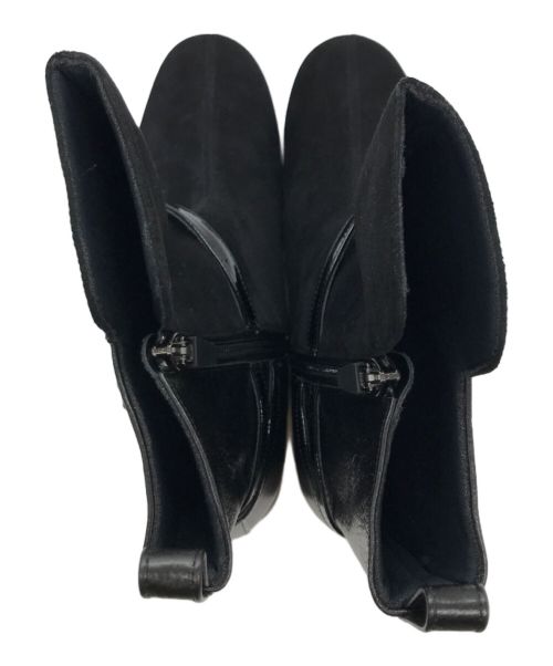 hills avenue（ヒルズアヴェニュー）hills avenue (ヒルズアヴェニュー) 切替ブーツ ブラック サイズ:24.5の古着・服飾アイテム