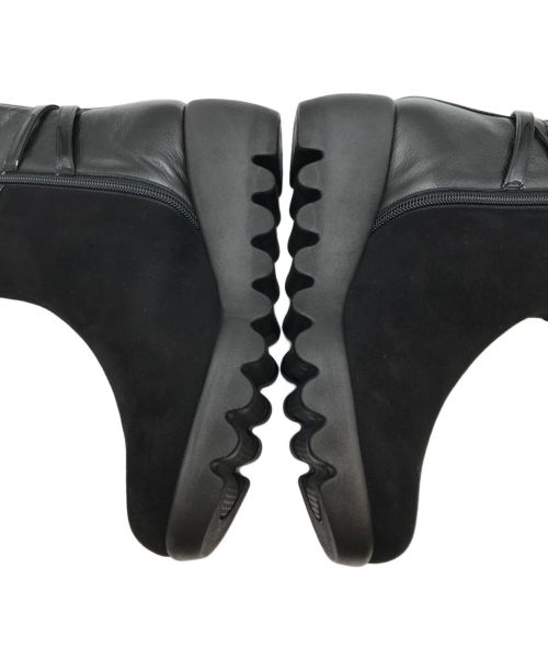 hills avenue（ヒルズアヴェニュー）hills avenue (ヒルズアヴェニュー) 切替ブーツ ブラック サイズ:24.5の古着・服飾アイテム