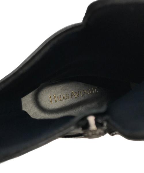 hills avenue（ヒルズアヴェニュー）hills avenue (ヒルズアヴェニュー) 切替ブーツ ブラック サイズ:24.5の古着・服飾アイテム
