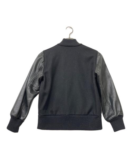 skookum（スクーカム）skookum (スクーカム) USA製袖レザースタジャン ブラック サイズ:30の古着・服飾アイテム