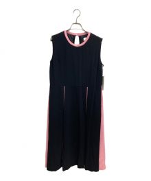 GRACE CLASS（グレースクラス）の古着「タックバイカラードレス」｜ブラック