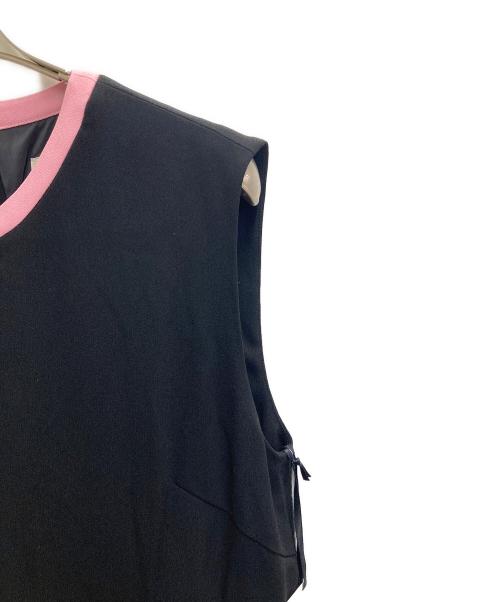 GRACE CLASS（グレースクラス）GRACE CLASS (グレースクラス) タックバイカラードレス ブラック サイズ:M 未使用品の古着・服飾アイテム