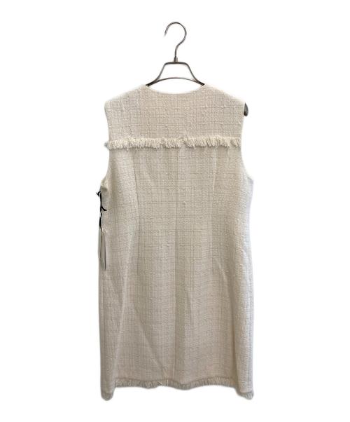 GRACE CLASS（グレースクラス）GRACE CLASS (グレースクラス) ツイードミニワンピース ホワイト サイズ:M 未使用品の古着・服飾アイテム