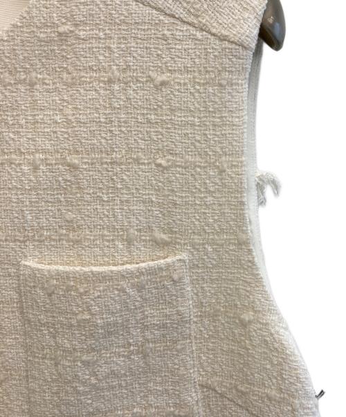 GRACE CLASS（グレースクラス）GRACE CLASS (グレースクラス) ツイードミニワンピース ホワイト サイズ:M 未使用品の古着・服飾アイテム