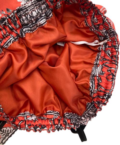 Diagram（ダイアグラム）Diagram (ダイアグラム) パッチワークフレアスカート レッド サイズ:Ｓ 未使用品の古着・服飾アイテム