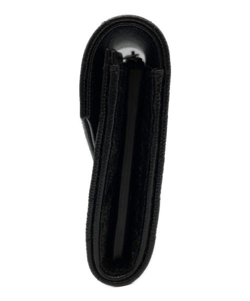 Yves Saint Laurent（イヴサンローラン）Yves Saint Laurent (イヴサンローラン) ラージフラップウォレット ブラックの古着・服飾アイテム