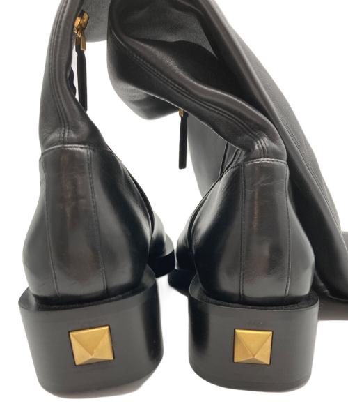 VALENTINO GARAVANI（ヴァレンティノ・ガラヴァーニ）VALENTINO GARAVANI (ヴァレンティノ・ガラヴァーニ) ロングブーツ ブラック サイズ:22.5の古着・服飾アイテム