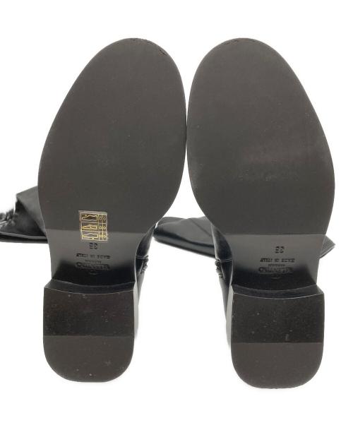 VALENTINO GARAVANI（ヴァレンティノ・ガラヴァーニ）VALENTINO GARAVANI (ヴァレンティノ・ガラヴァーニ) ロングブーツ ブラック サイズ:22.5の古着・服飾アイテム