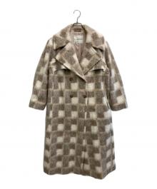 HER LIP TO（ハーリップトゥ）の古着「Double Breasted Wool-Blend Coat」｜ベージュ