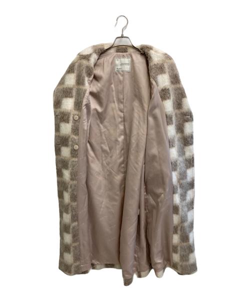 HER LIP TO（ハーリップトゥ）Her lip to (ハーリップトゥ) Double Breasted Wool-Blend Coat ベージュ サイズ:Mの古着・服飾アイテム