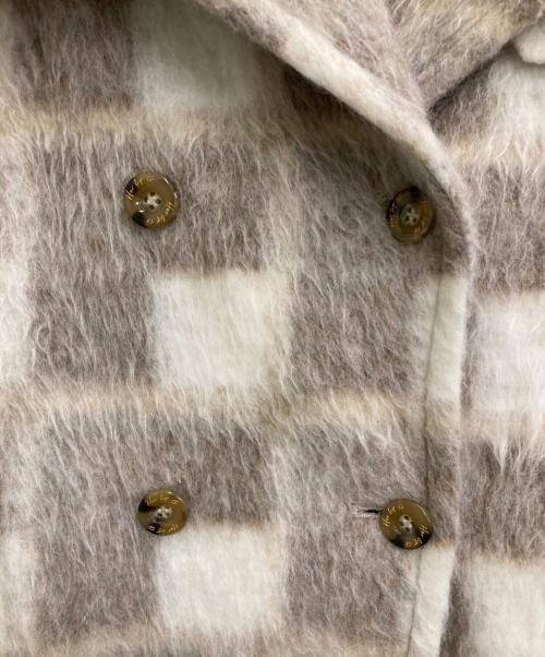 HER LIP TO（ハーリップトゥ）Her lip to (ハーリップトゥ) Double Breasted Wool-Blend Coat ベージュ サイズ:Mの古着・服飾アイテム