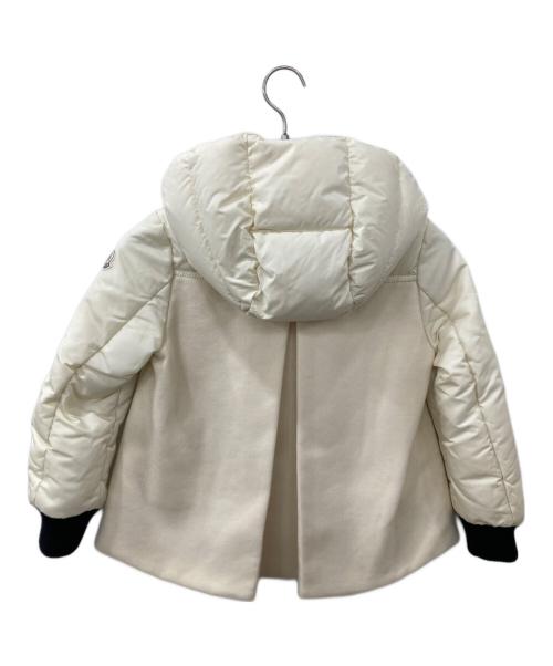 MONCLER（モンクレール）MONCLER (モンクレール) 切替ダウンジャケット アイボリー サイズ:140cmの古着・服飾アイテム