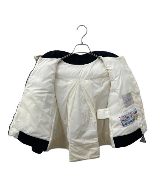 MONCLER（モンクレール）MONCLER (モンクレール) 切替ダウンジャケット アイボリー サイズ:140cmの古着・服飾アイテム