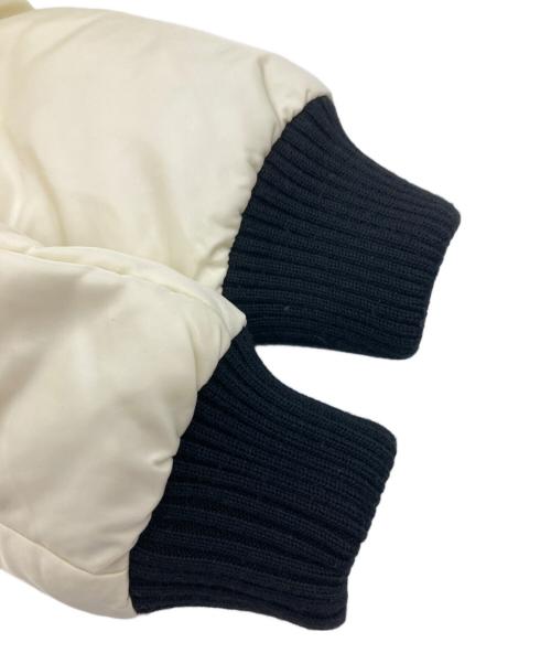 MONCLER（モンクレール）MONCLER (モンクレール) 切替ダウンジャケット アイボリー サイズ:140cmの古着・服飾アイテム