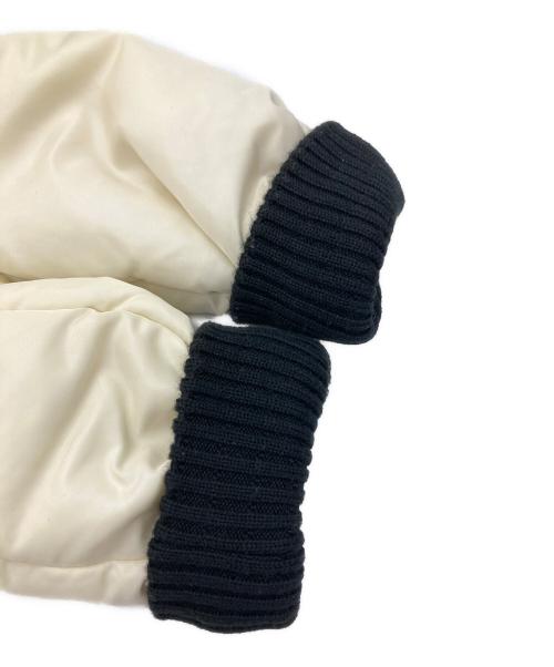 MONCLER（モンクレール）MONCLER (モンクレール) 切替ダウンジャケット アイボリー サイズ:140cmの古着・服飾アイテム
