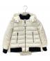 MONCLER（モンクレール）の古着「切替ダウンジャケット」｜アイボリー