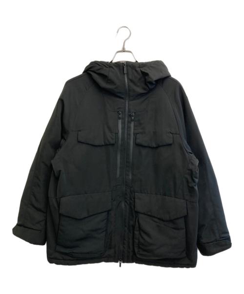 UNIQLO（ユニクロ）UNIQLO (ユニクロ) WHITE MOUNTAINEERING (ホワイトマウンテ二アニング) ハイブリッドダウンオーバーサイズパーカ ブラック サイズ:XLの古着・服飾アイテム