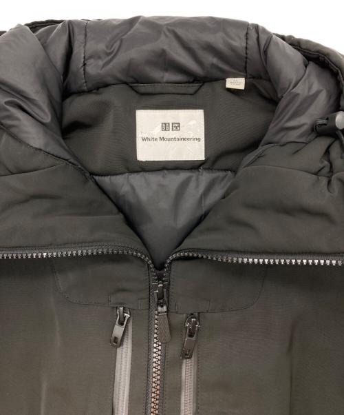 UNIQLO（ユニクロ）UNIQLO (ユニクロ) WHITE MOUNTAINEERING (ホワイトマウンテ二アニング) ハイブリッドダウンオーバーサイズパーカ ブラック サイズ:XLの古着・服飾アイテム