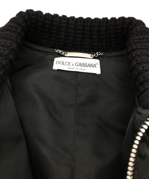 DOLCE & GABBANA（ドルチェ＆ガッバーナ）DOLCE & GABBANA (ドルチェ＆ガッバーナ) 切替コート ブラック サイズ:42の古着・服飾アイテム