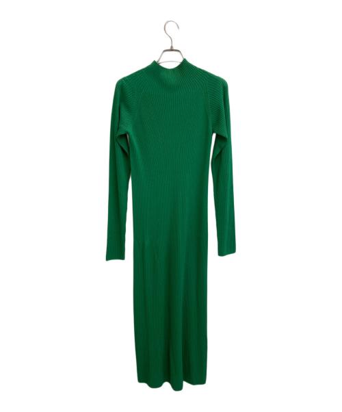 JOSE MOON（ジョゼムーン）JOSE MOON (ジョゼムーン) WHOLEGARMENT KINT DRESS グリーン サイズ:FREEの古着・服飾アイテム
