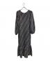 HER LIP TO (ハーリップトゥ) Vosges Jacquard Knit Dress ホワイト×ネイビー サイズ:M：12000円