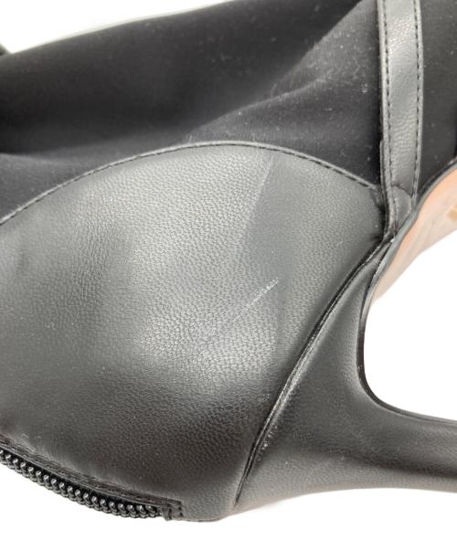HER LIP TO（ハーリップトゥ）Her lip to (ハーリップトゥ) Double Belt Ankle Boots/ダブル ベルト アンクルブーツ ブラック サイズ:38の古着・服飾アイテム