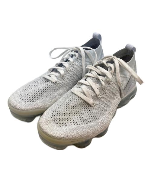 NIKE（ナイキ）NIKE (ナイキ) AIR VAPORMAX FLYKNIT 2 WHITE-VAST GREY サイズ:25cmの古着・服飾アイテム