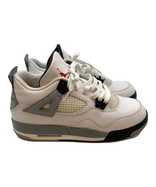 NIKE（ナイキ）NIKE (ナイキ) GS Air Jordan 4 Retro OG BG ホワイト サイズ:25cmの古着・服飾アイテム
